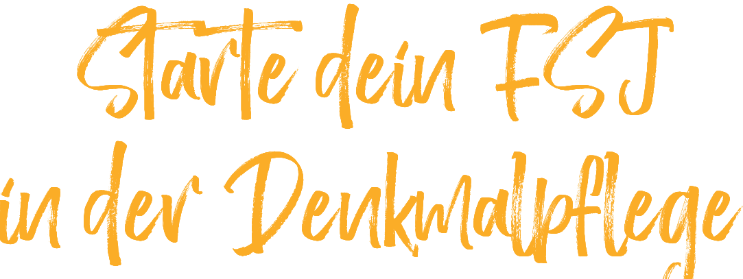 Starte dein FSJ in der Denkmalpflege 